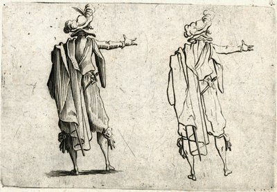Különböző figurák capricciói alkotó: Jacques Callot