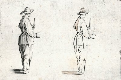 Különböző figurák capricciói alkotó: Jacques Callot