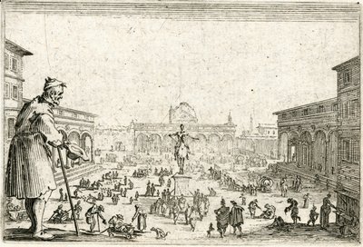 Különböző figurák capricciói alkotó: Jacques Callot