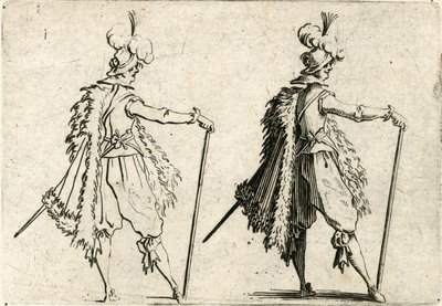 Különböző figurák capricciói alkotó: Jacques Callot