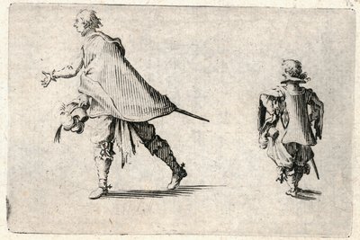 Különböző figurák capricciói alkotó: Jacques Callot