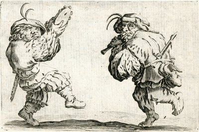 Különböző figurák capricciói alkotó: Jacques Callot