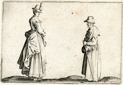 Különböző figurák capricciói alkotó: Jacques Callot