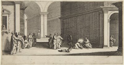 Krisztus megmossa az apostolok lábát alkotó: Jacques Callot