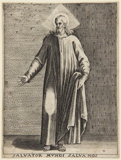 Krisztus mint a világ Megváltója alkotó: Jacques Callot