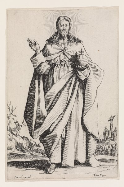 Krisztus a nagy apostolokból, 1631 alkotó: Jacques Callot
