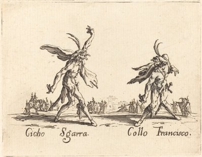 Cicho Sgarra és Collo Francisco alkotó: Jacques Callot