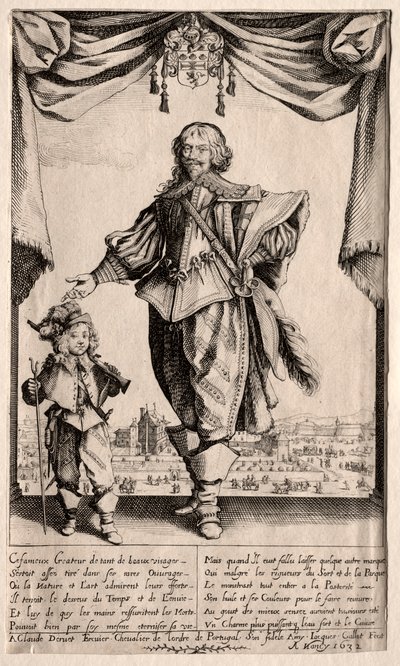 Claude Deruet és fia, 1632. alkotó: Jacques Callot