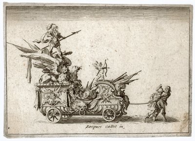 Combat a la barriere. Metszet Egy szekér. Meaume 490-503 ... (metszet) alkotó: Jacques Callot