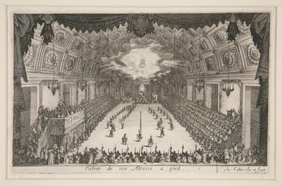 Harc? a Barrière, Őfelsége gyalogos bejárata alkotó: Jacques Callot