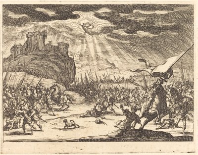 Pál megtérése, 1635. alkotó: Jacques Callot