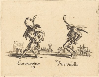 Cucorongna és Pernoualla alkotó: Jacques Callot