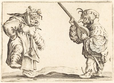 Táncosok lanttal alkotó: Jacques Callot