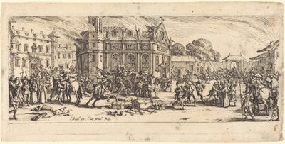 Egy kolostor lerombolása alkotó: Jacques Callot