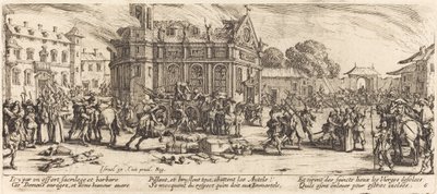 Egy kolostor lerombolása alkotó: Jacques Callot
