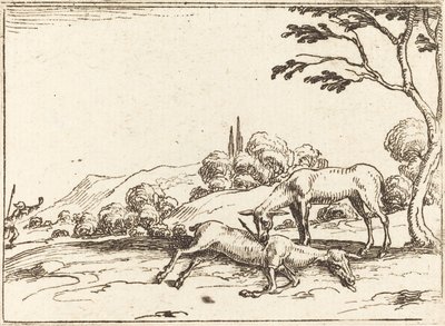 Doe Gyászolja csikóját alkotó: Jacques Callot
