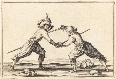 Párbaj kardokkal alkotó: Jacques Callot