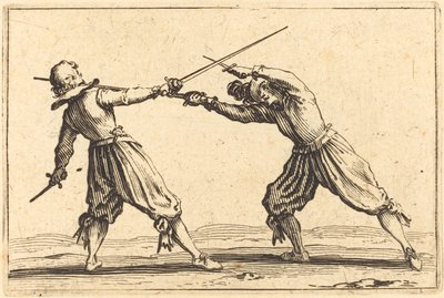 Párbaj kardokkal és tőrökkel alkotó: Jacques Callot