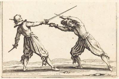 Párbaj kardokkal és tőrökkel alkotó: Jacques Callot