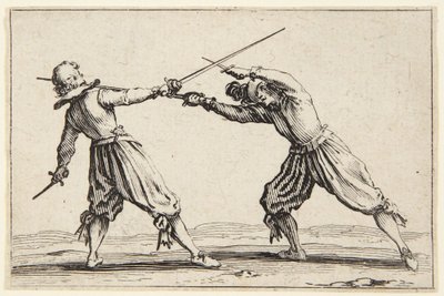 Párbaj kardokkal és tőrökkel alkotó: Jacques Callot