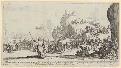 A Vörös-tenger átkelése alkotó: Jacques Callot