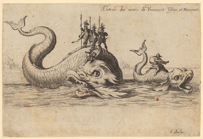 A pfalzburgi herceg bevonulása, „A torna” sorozat 2. lapja alkotó: Jacques Callot