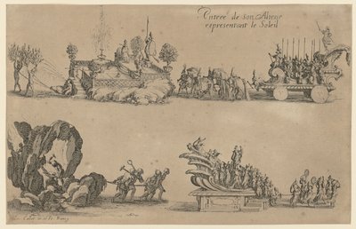 IV. Károly herceg bevonulása alkotó: Jacques Callot