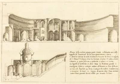 A Kereszt Feltalálása Kápolna felemelése alkotó: Jacques Callot
