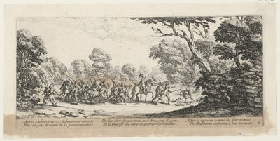 A bűnözők leleplezése, a „A háború borzalmai” című sorozat 9. része alkotó: Jacques Callot