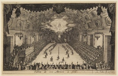Belépés gyalog, „A küzdelem a sorompónál” sorozatból alkotó: Jacques Callot