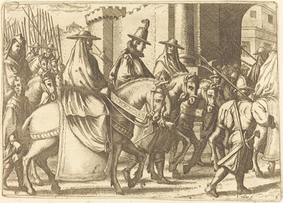 Belépés Ferrara városába alkotó: Jacques Callot