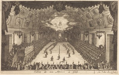 Őfelsége bevonulása gyalog alkotó: Jacques Callot
