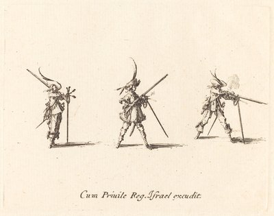A muskéta tüzelése alkotó: Jacques Callot