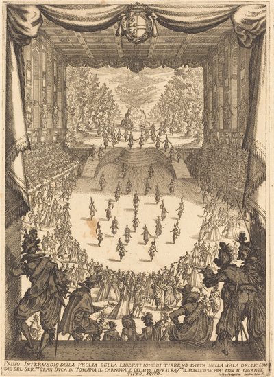 Első Intermezzo, 1617. alkotó: Jacques Callot