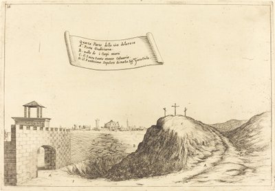 A Via Dolorosa négy része alkotó: Jacques Callot