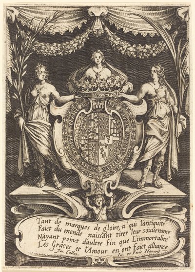 A Harc a sorompónál homlokzata, 1627. alkotó: Jacques Callot