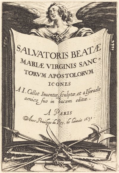 A "The Large Apostles" címlapja alkotó: Jacques Callot