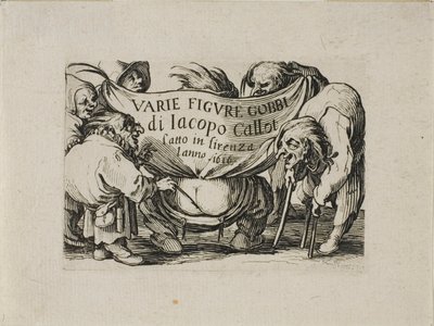 Elülső rész, a Varie Figure Gobbi-tól alkotó: Jacques Callot