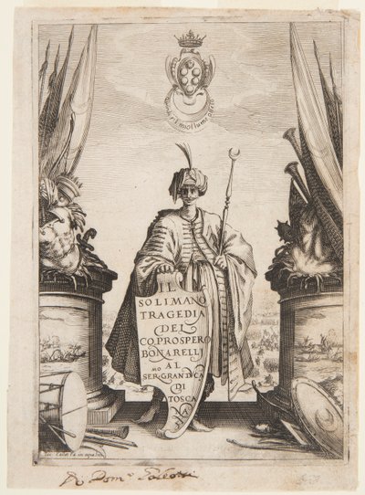 Soliman frontképe, második állam alkotó: Jacques Callot