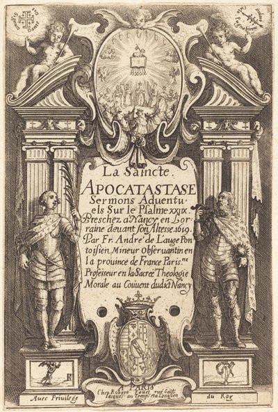 A Szent Apokatasztáz homlokzata. alkotó: Jacques Callot