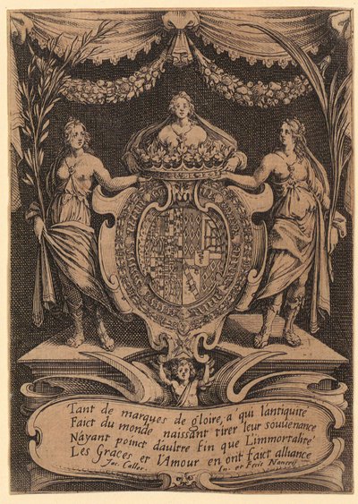Címlap, „A lovagi torna” sorozat 1. lapja alkotó: Jacques Callot