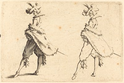 úriember oldalról nézve alkotó: Jacques Callot