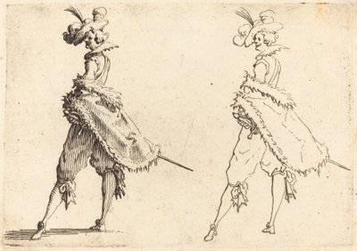 úriember oldalról nézve alkotó: Jacques Callot