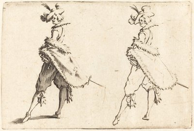 Gentleman Oldalról nézve, c. 1622. alkotó: Jacques Callot