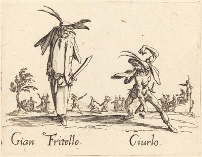 Gian Fritello és Ciurlo alkotó: Jacques Callot