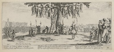 Kiállítás, a „A háború szürkesége” sorozat 11. lapja alkotó: Jacques Callot
