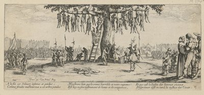 Kiállítás, a „A háború szürkesége” sorozat 11. lapja alkotó: Jacques Callot