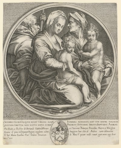 A Szent Család alkotó: Jacques Callot