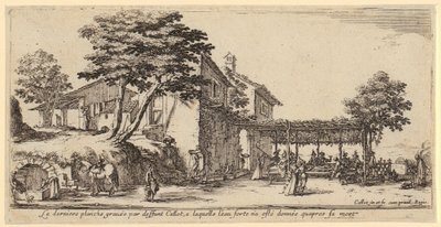 Szent Thaddäus vagy Szent Júdás, a „Jézus, a tizenkét apostol és Mária” sorozat 16. lapja alkotó: Jacques Callot