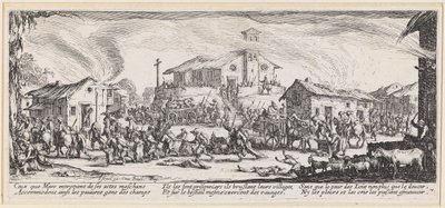 A zsákmány elszállítása alkotó: Jacques Callot